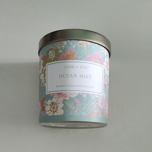 Ocean Mist Scented Candle - Floral Design